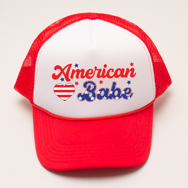 4th of July Trucker Hat - American Babe