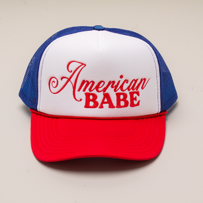 4th of July Embroidered Trucker Hat - American Babe