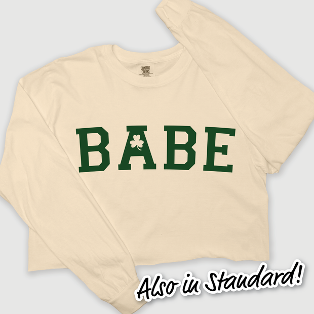 St. Patricks Day Long Sleeve T-Shirt Vintage - Babe Clover