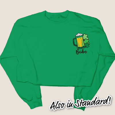 St. Patricks Day Sweatshirt - Beer Babe