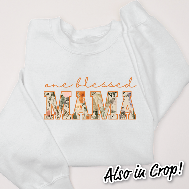 Blessed mama sweatshirt shop