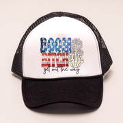 4th of July Trucker Hat - Boom Out the Way!