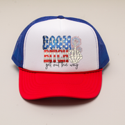 4th of July Trucker Hat - Boom Out the Way!