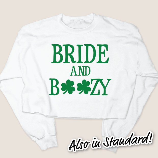 St. Patricks Day Sweatshirt - Bride & Boozy