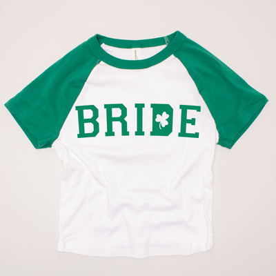 St. Patricks Day Adult Baby Doll Tee - Clover Bride