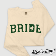St. Patricks Day Long Sleeve T-Shirt Vintage - Bride Clover