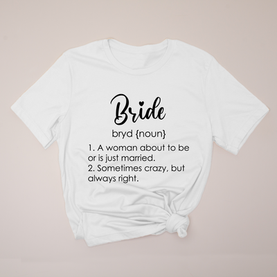 Bride Definition - T-Shirt