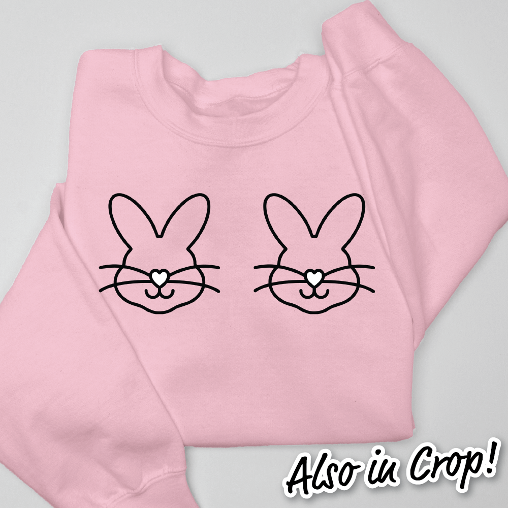 Bunny Easter Sweatshirt - Boob Design | One Stop Bride Shop