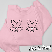 Bunny Easter Sweatshirt - Boob Design