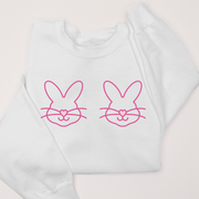 Bunny Easter Sweatshirt - Boob Design