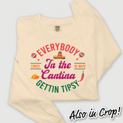 Cinco De Mayo Shirt Cantina Tipsy - Long Sleeve