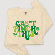 St. Patricks Day Long Sleeve T-Shirt Vintage - Can't Pinch This