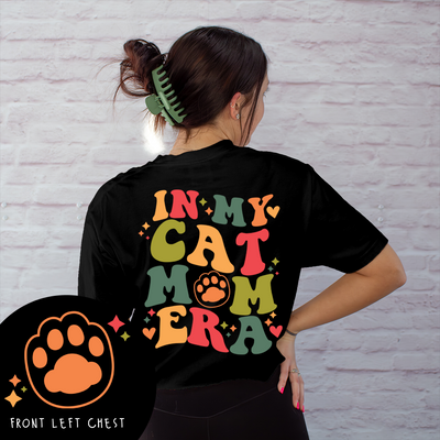 Mom Shirt - In My Cat Mom Era Cropped