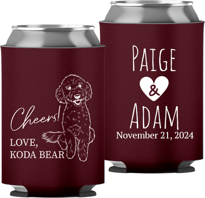 Pet Portrait 01 - Cheers! - Neoprene Can