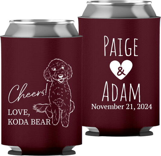 Pet Portrait 01 - Cheers! - Neoprene Can