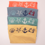 Comfort Colors Coastal Icons Embroidered T-Shirt