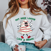 Christmas Sweatshirt  - Debbie Cake Snack