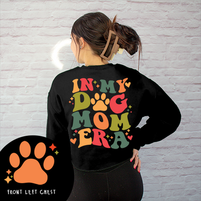 Mom Shirt - In My Dog Mom Era Sweatshirt Cropped
