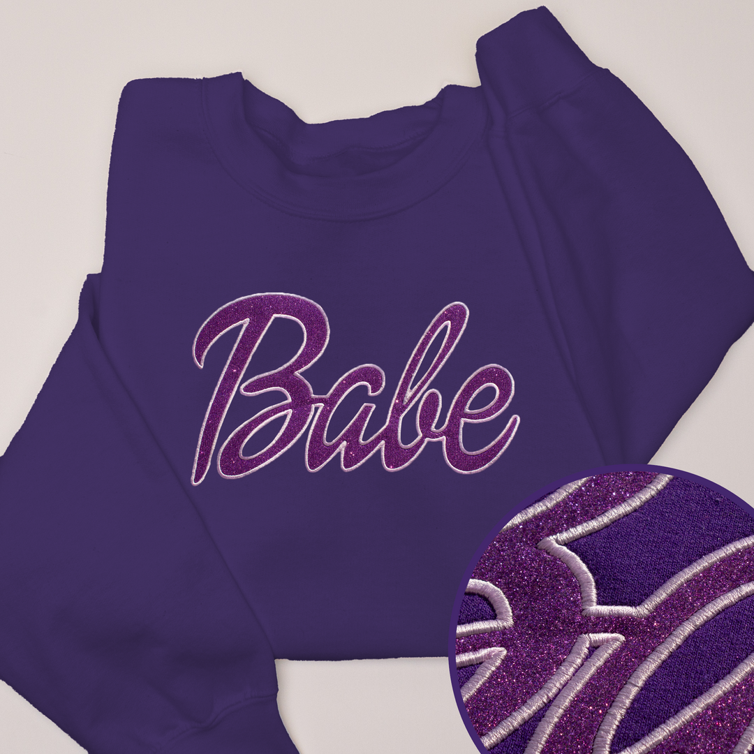 Doll Babe - Glitter - Sweatshirt | One Stop Bride Shop
