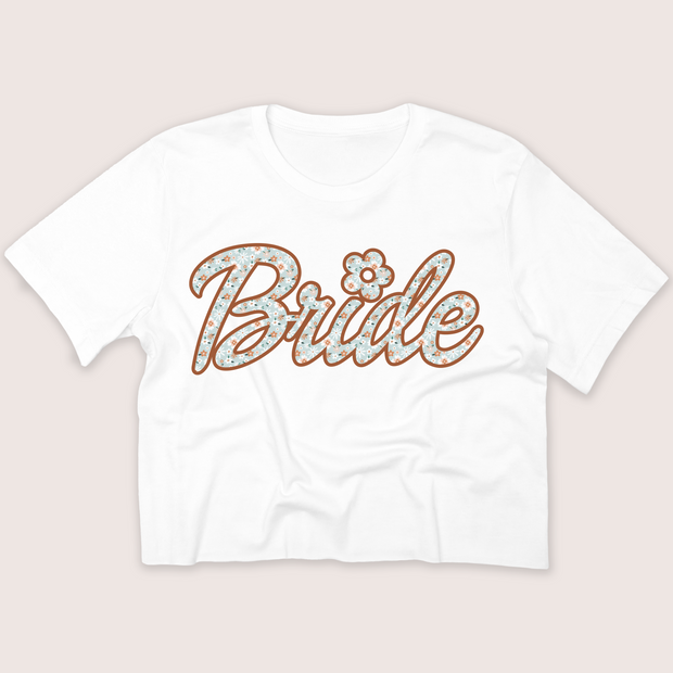 Doll Bride - Spring - Ditzy Flower - Cropped T-Shirt