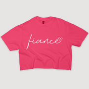 Fiance Hearts - Spring - Cropped Vintage T-Shirt