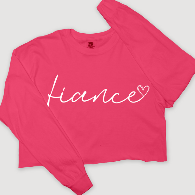 Fiance Long Sleeve Shirt - Fiance Script