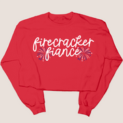 4th Of July Shirt Sweatshirt - Firecracker Fiance