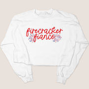 4th Of July Shirt Sweatshirt - Firecracker Fiance