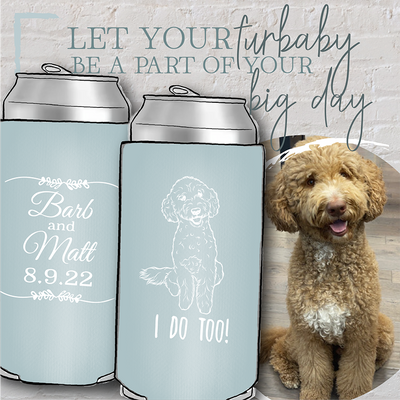 Pet Portrait - Foam Slim Can