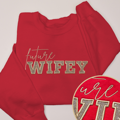 Christmas Future Wifey - Glitter - Sweatshirt