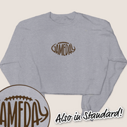 Football Shirt Sweatshirt - Embroidery Game Day Football