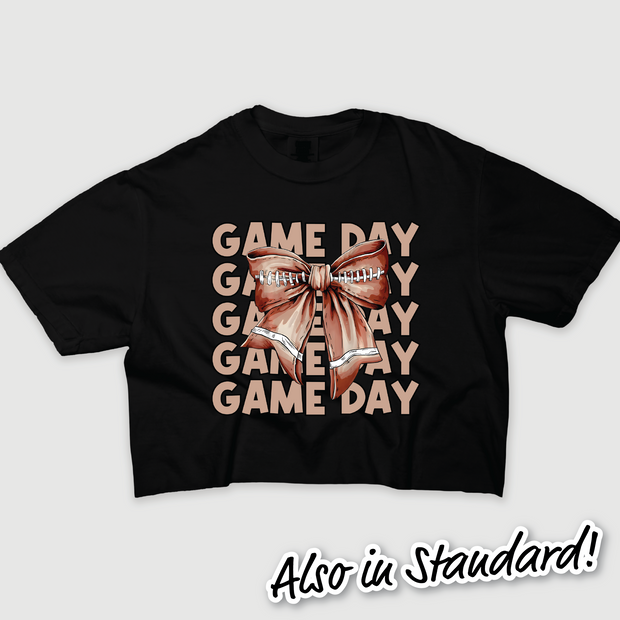 Football Shirt - Game Day Football Bow