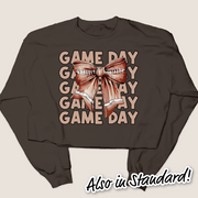 Football Shirt Sweatshirt - Game Day Football Bow