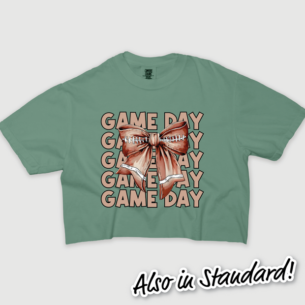 Football Shirt - Game Day Football Bow