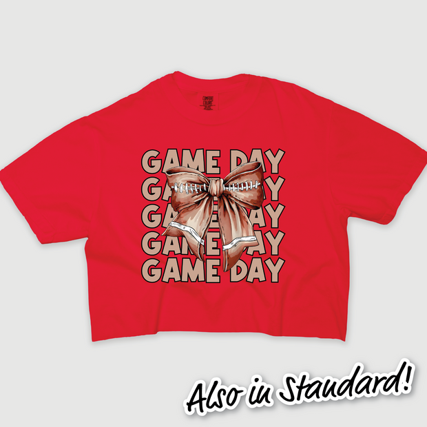 Football Shirt - Game Day Football Bow