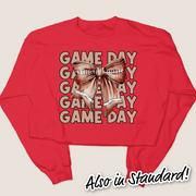 Football Shirt Sweatshirt - Game Day Football Bow