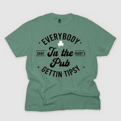 St. Patricks Day T-Shirt Vintage - Everybody In The Pub