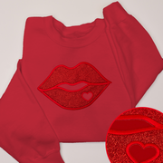 Valentine Kiss - Valentines Glitter - Sweatshirt