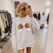 Christmas Sweatshirt - Mean One Ornament Chest