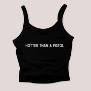 Texas Shirt Micro Rib Tank - Hotter Than A...