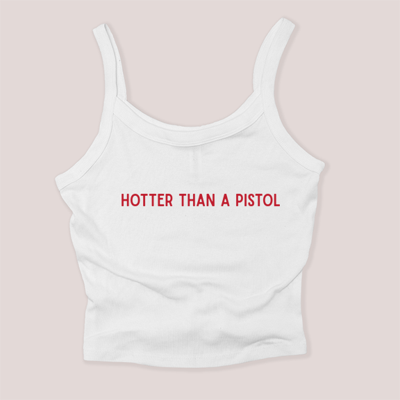 Texas Shirt Micro Rib Tank - Hotter Than A...