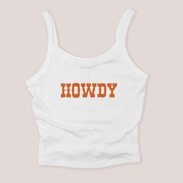 Texas Shirt Micro Rib Tank - Howdy Western