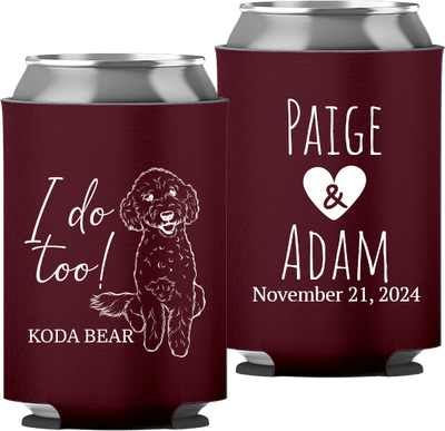 Pet Portrait 01 - I Do Too! - Neoprene Can