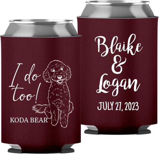 Pet Portrait 04 - I Do Too! - Neoprene Can