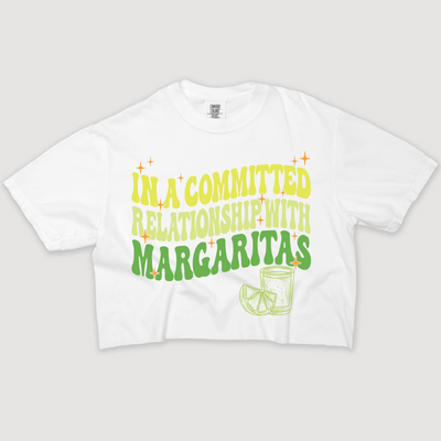Tequila Shirt Margarita Committed - Crop