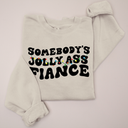 Christmas Sweatshirt High End - Jolly Ass Fiance