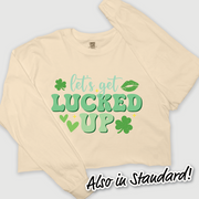 St. Patricks Day Long Sleeve T-Shirt Vintage - Let's Get Lucked Up