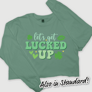 St. Patricks Day Long Sleeve T-Shirt Vintage - Let's Get Lucked Up