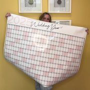 BIG A$$ Wedding Year Calendar : 4'x3'