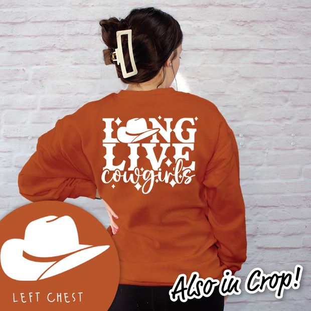 Texas Shirt Sweatshirt - Long Live Cowgirls